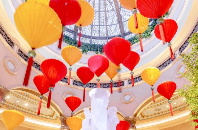 Chinese New Year decorations in Las Vegas