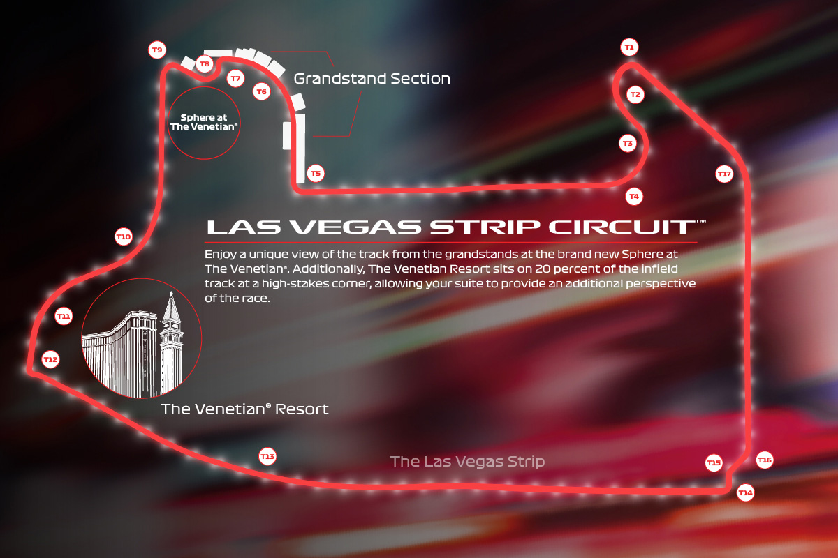 Formula 1 circuit map