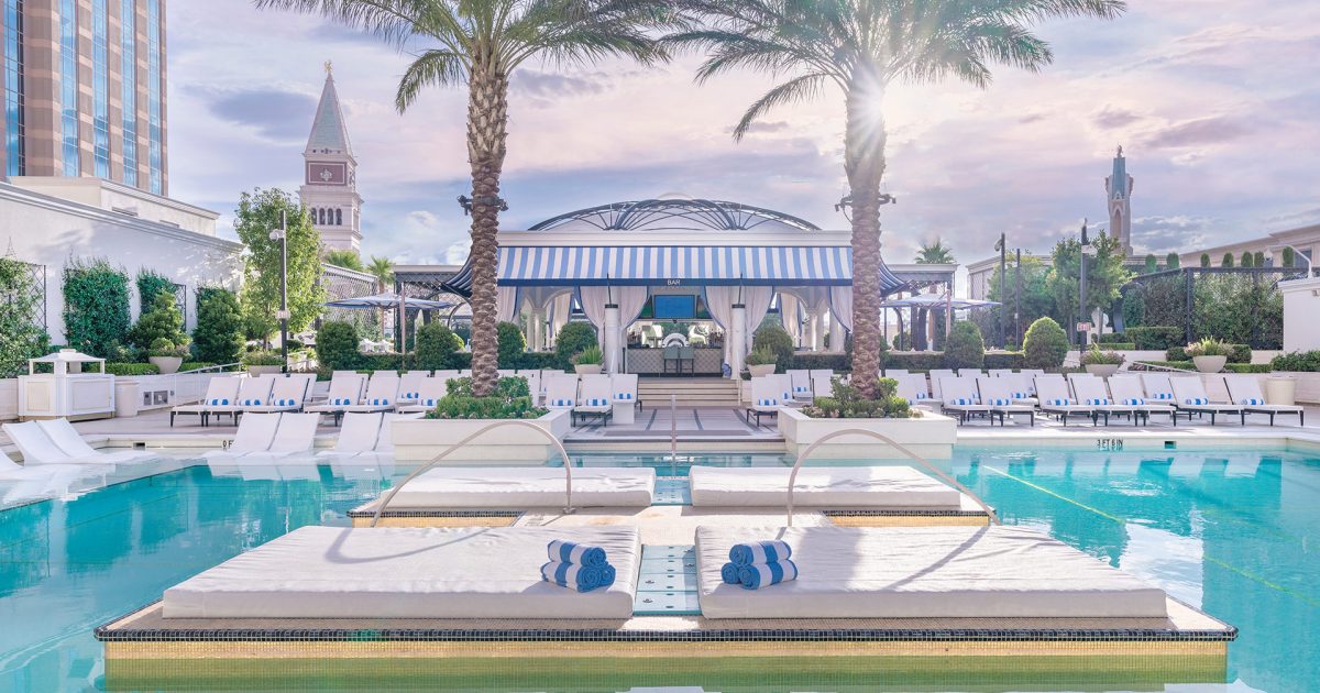 A look at the revamped pool at the Venetian - Eater Vegas