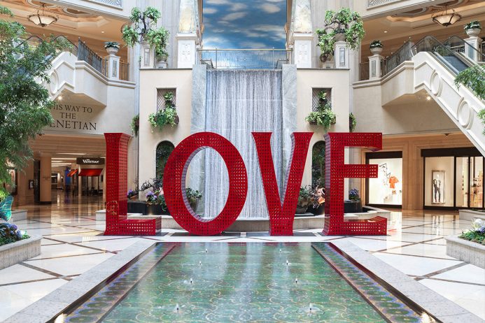 Love Sign at The Venetian