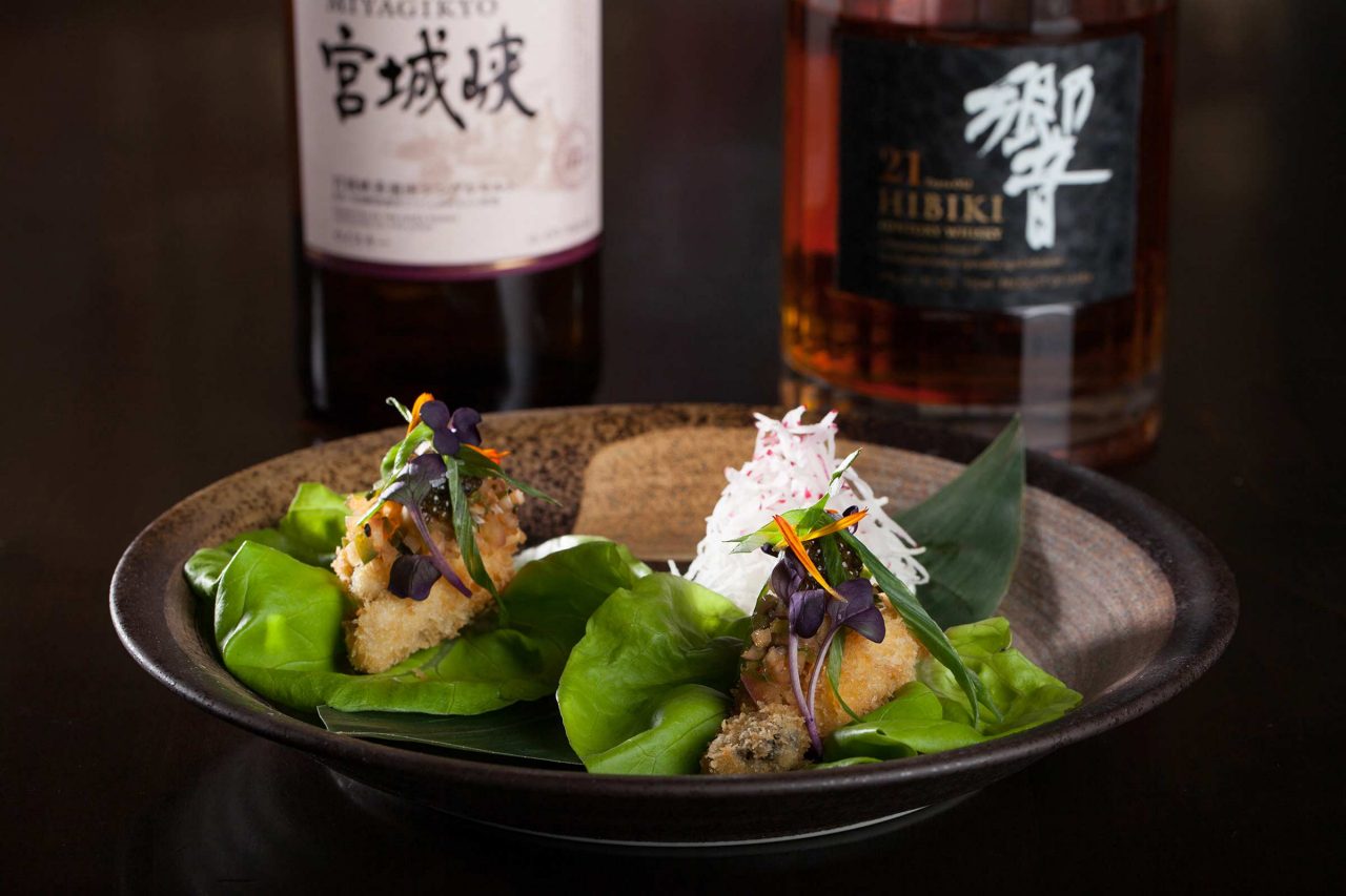 SUSHISAMBA - Sweet Oyster with Butter Lettuce