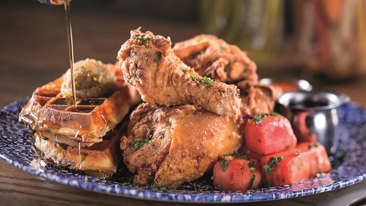Chicken ‘N’ Watermelon ‘N’ Waffles