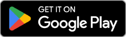 Black Get it on Google Play badge with the Google Play multicolor triangle logo on the left.