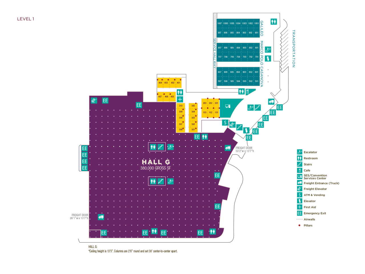 Expo map and floor plan
